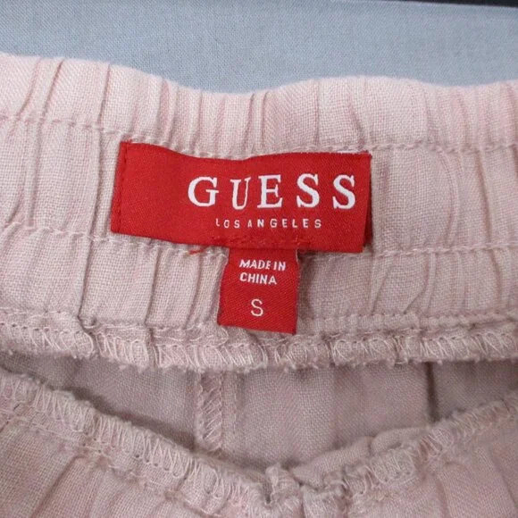 Guess Bermuda Shorts Salmon Pink Women Size | S - Picture 5 of 9